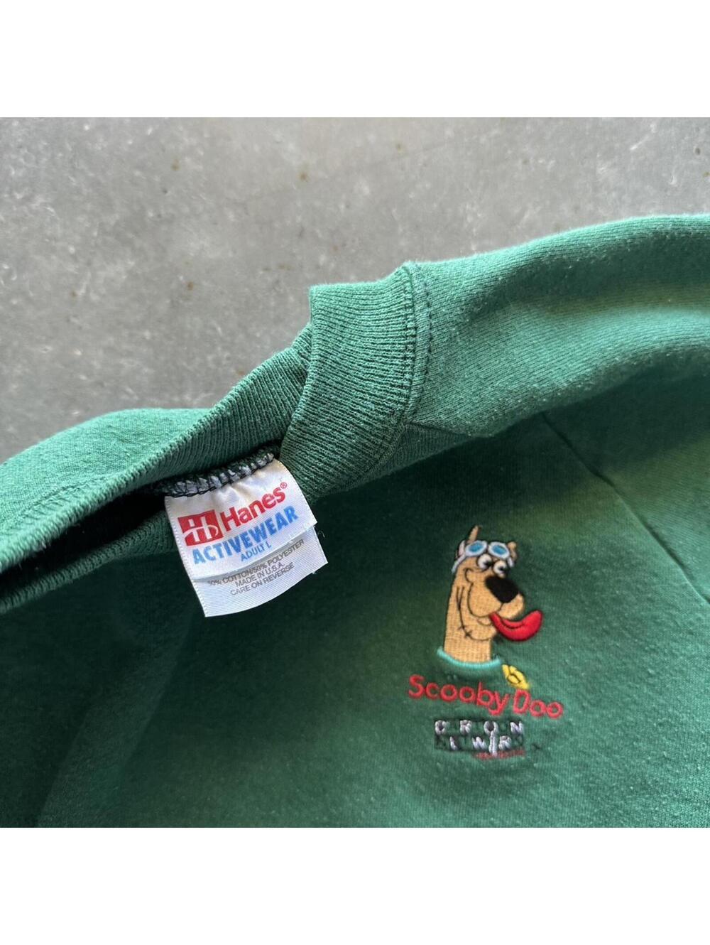 Vintage 80s 90s Cartoon Network Scooby Doo Embroidered Promo Sweatshirt XL